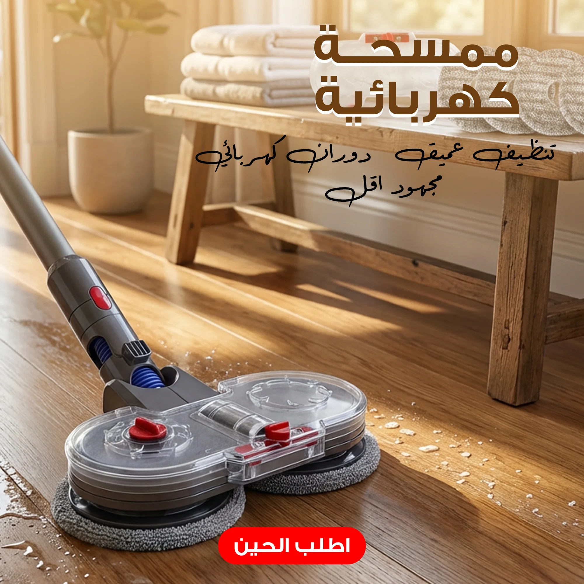 ممسحة كهربائية مزدوجة الحديثة العملية (Modern Practical Double Electric Mop)