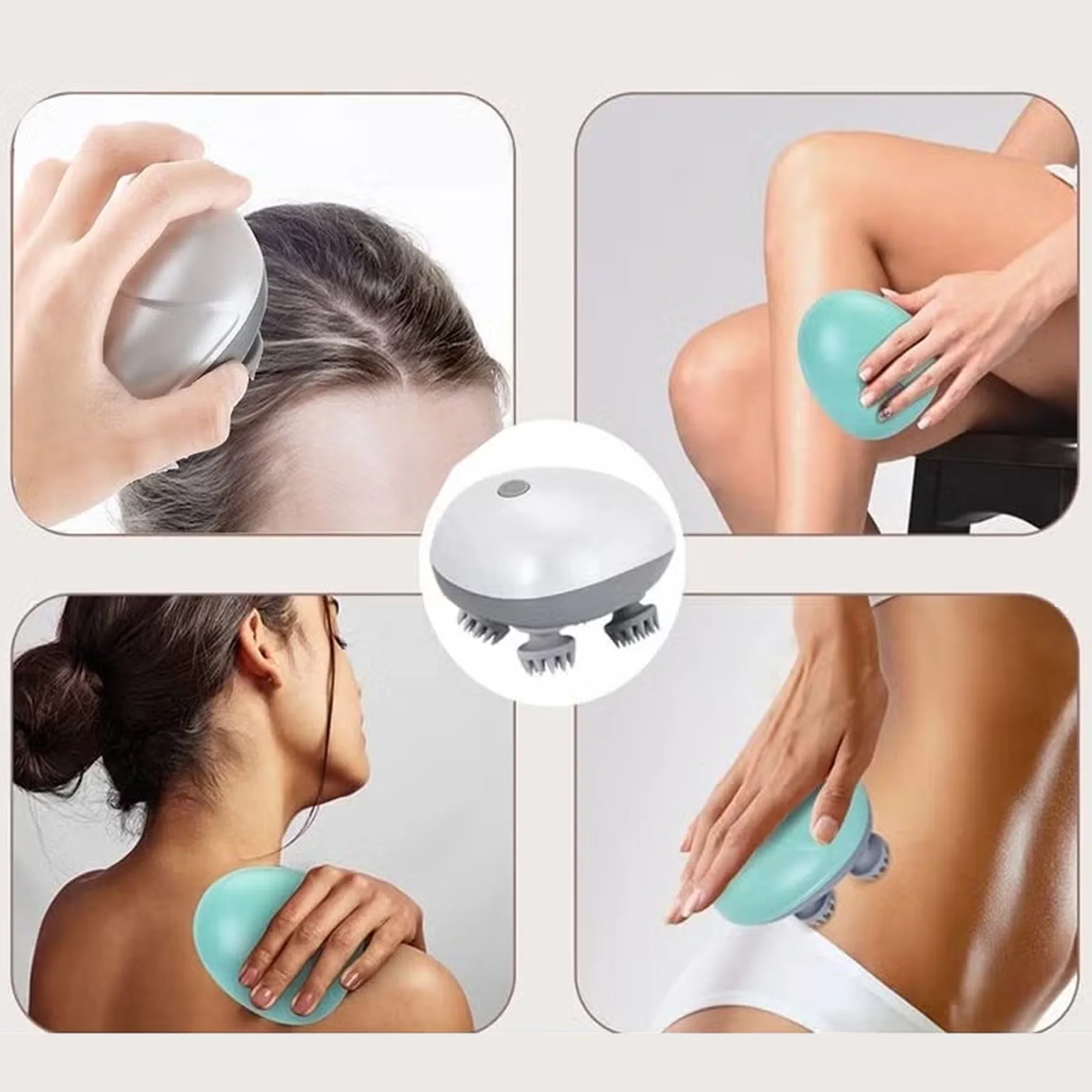 جهاز تدليك الرأس السحرى  - ضمان عامين  (Magic Head Massager - 2-Year Warranty)
