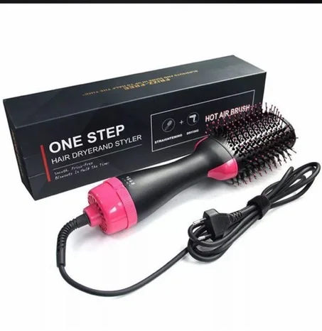 One Step Brosse 1200W 3 EN 1 Lisseur + Boucleur + Sèche cheveux (ORIGINAL) / المشط الحراري الممتاز