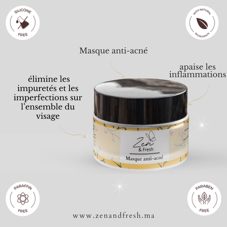 Masque anti-acné | قناع مضاد لحب الشباب