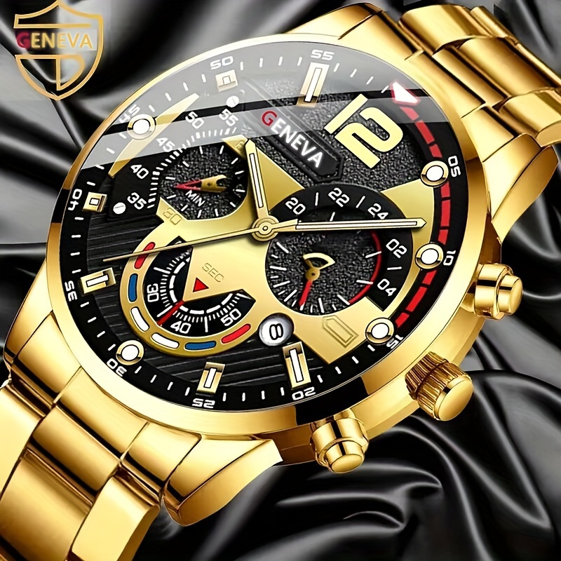 Duo Montre & Bracelet Elegance pour Homme Moderne