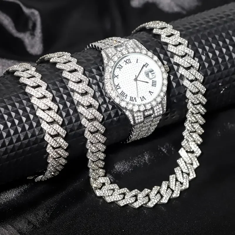 Pack Prestige Homme – Montre + Collier + Bracelet GN-C