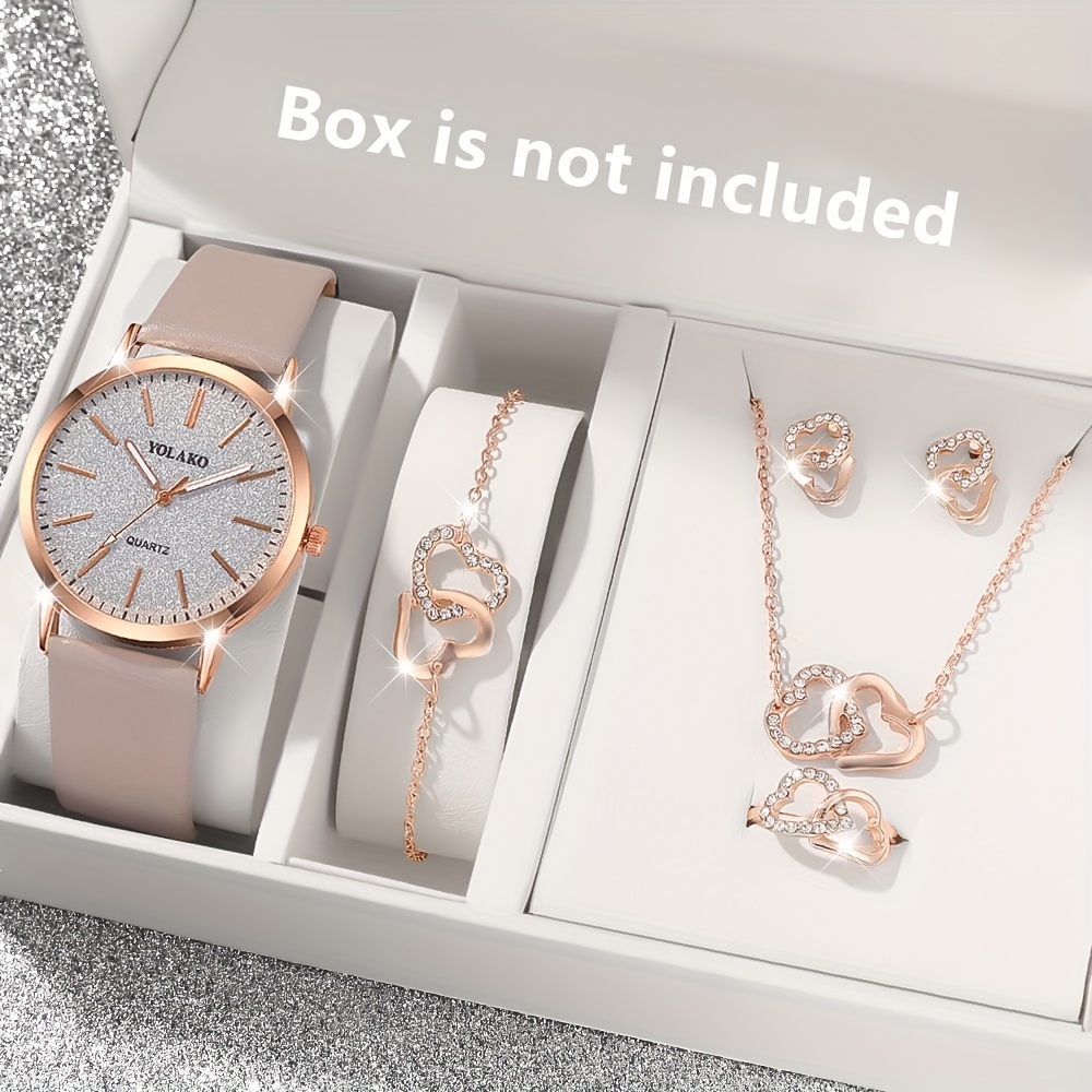 Coffret Élégance Cœurs Entrelacés – 5 Pièces Uniques