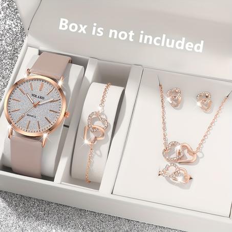 Coffret Élégance Cœurs Entrelacés – 5 Pièces Uniques