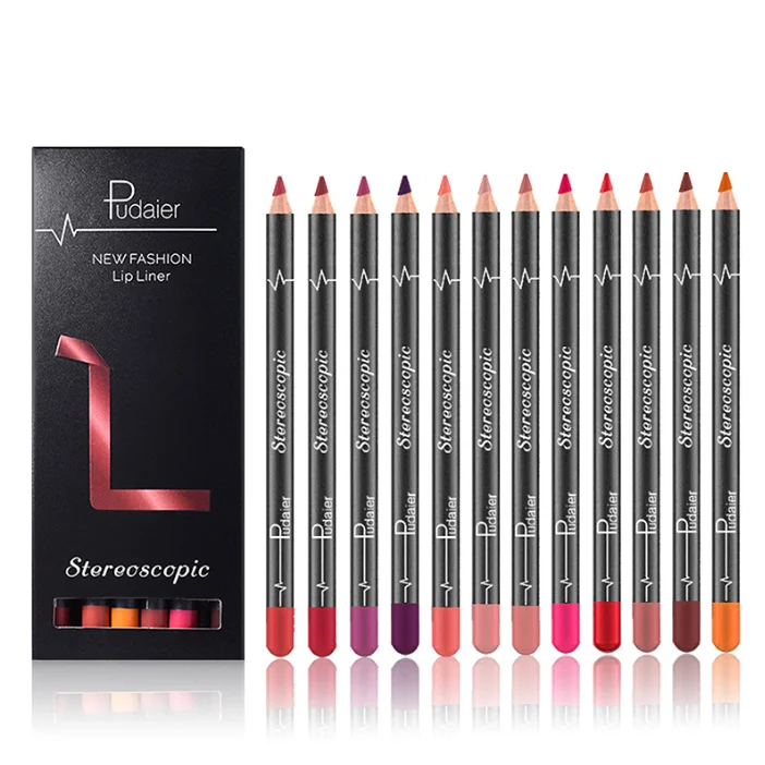 Coffret 12 Crayons Lèvres – Couleurs Ultra Tendance