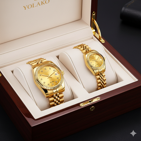 Duo de Montres de Luxe – Homme & Femme