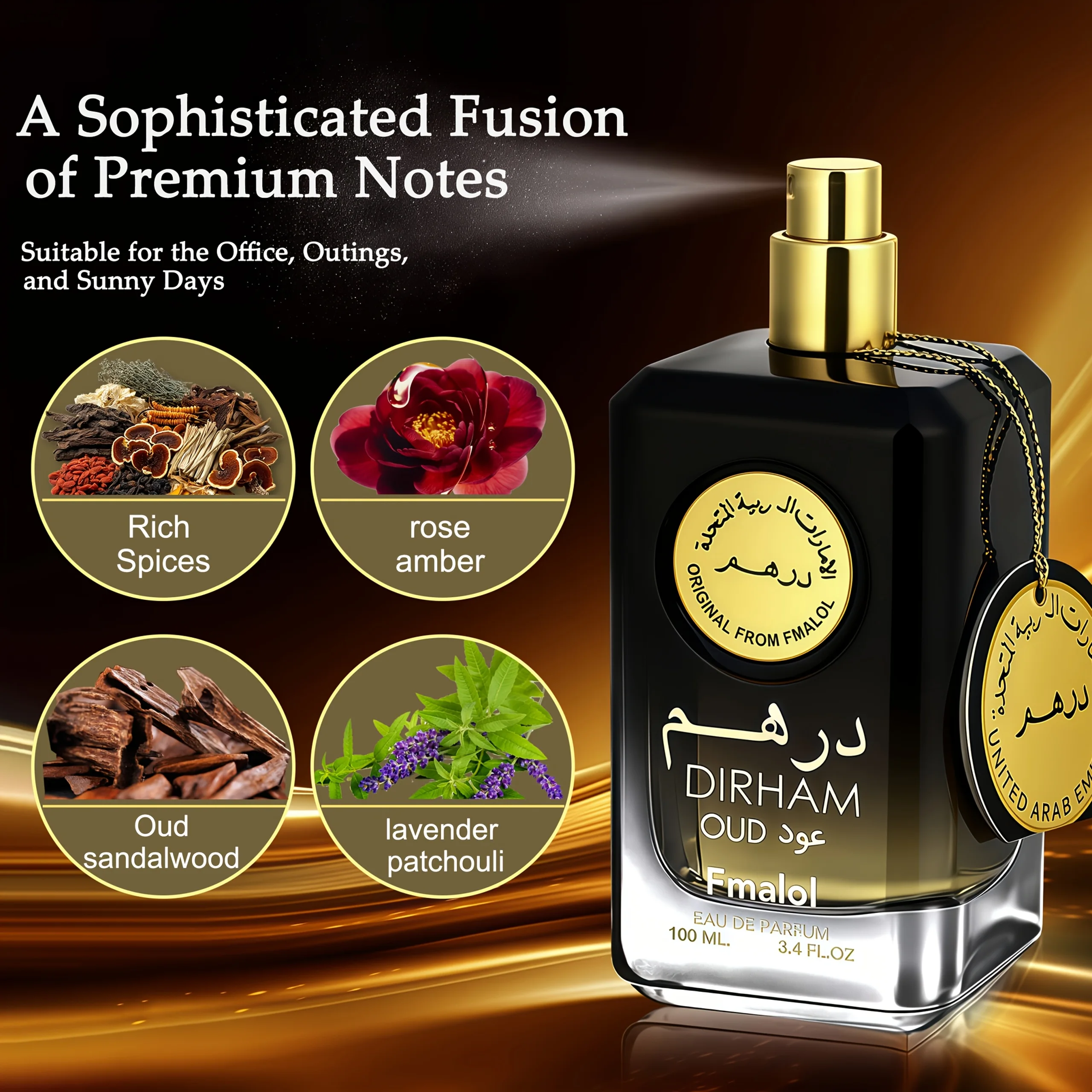 DIRHAM OUD : Le Parfum Secret des Hommes de Dubaï — Coffret Or Prestige