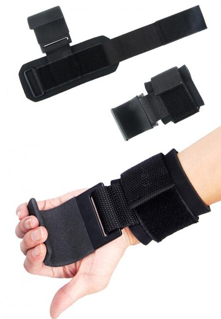 Paire des Gants Professionnel avec Poignées et Sangles I Soutien pour le levage de poids - fitness - gymnastique