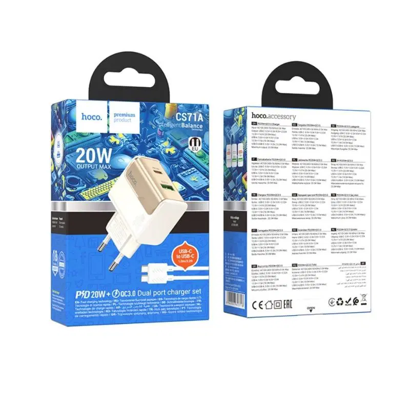 Chargeur Mural 20W PD CS71A HOCO