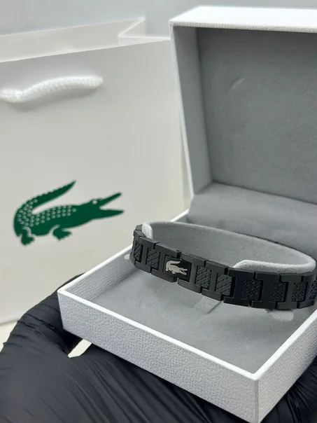 سوار LACOSTE | أسود