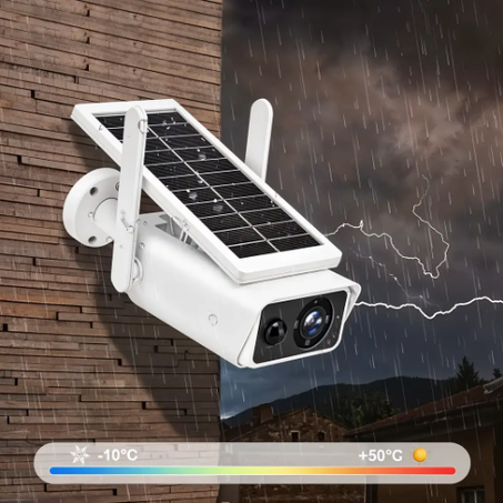 كاميرا المراقبة بالطاقة الشمسية