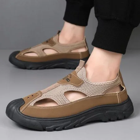 Sandales en Cuir Authentique Homme – Nouvelle Collection Été 2026