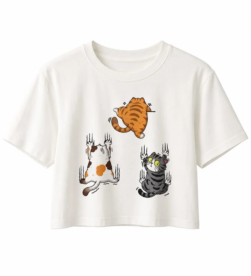 blanche top de chat