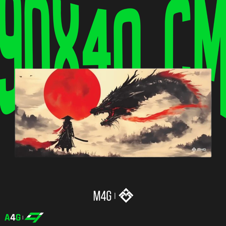 M4G Mouse pad KR Samurai 900x400mm/4mm