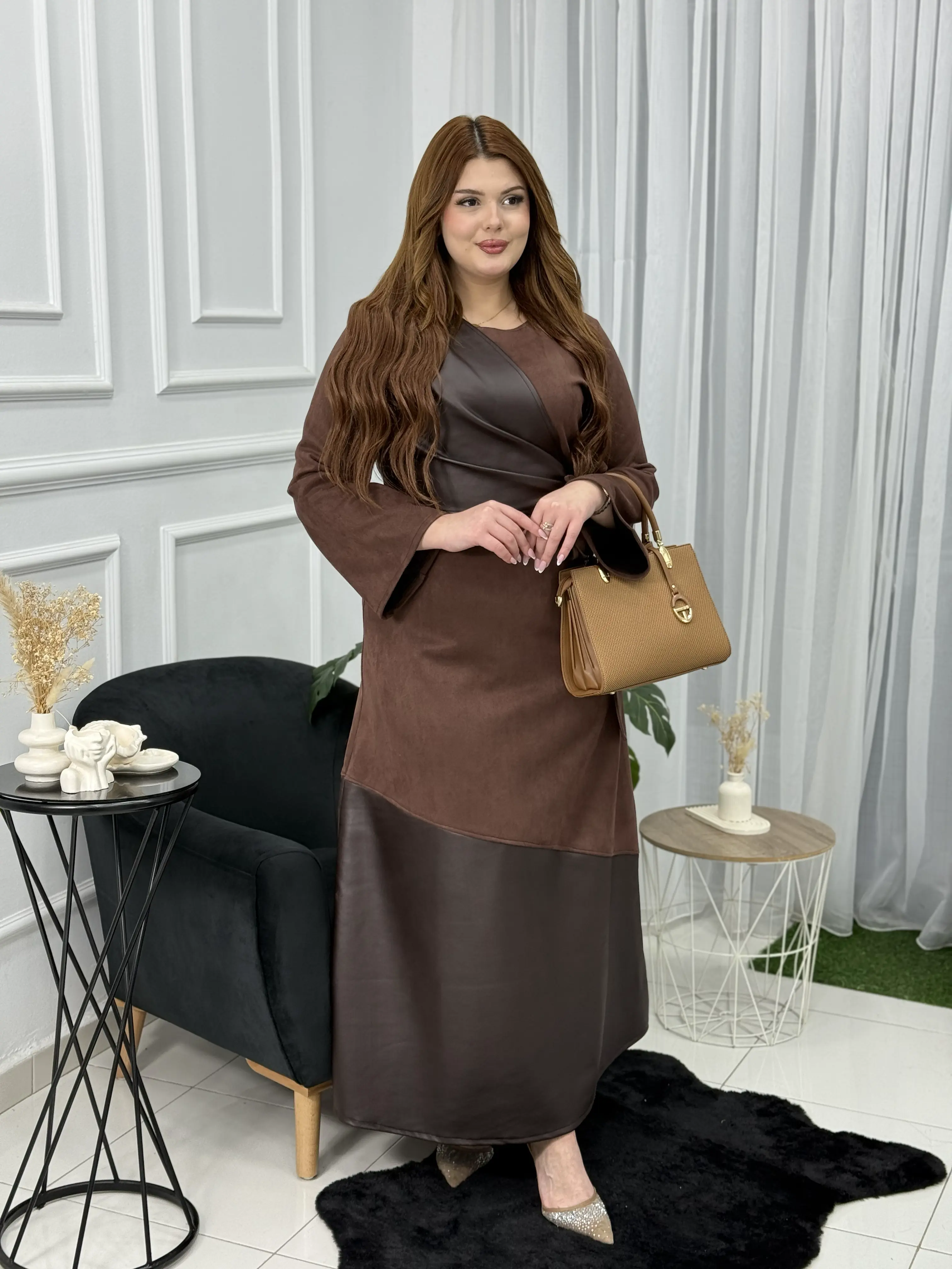ROBE HIJIAB |  روب حجاب مودال خريفي أنيق