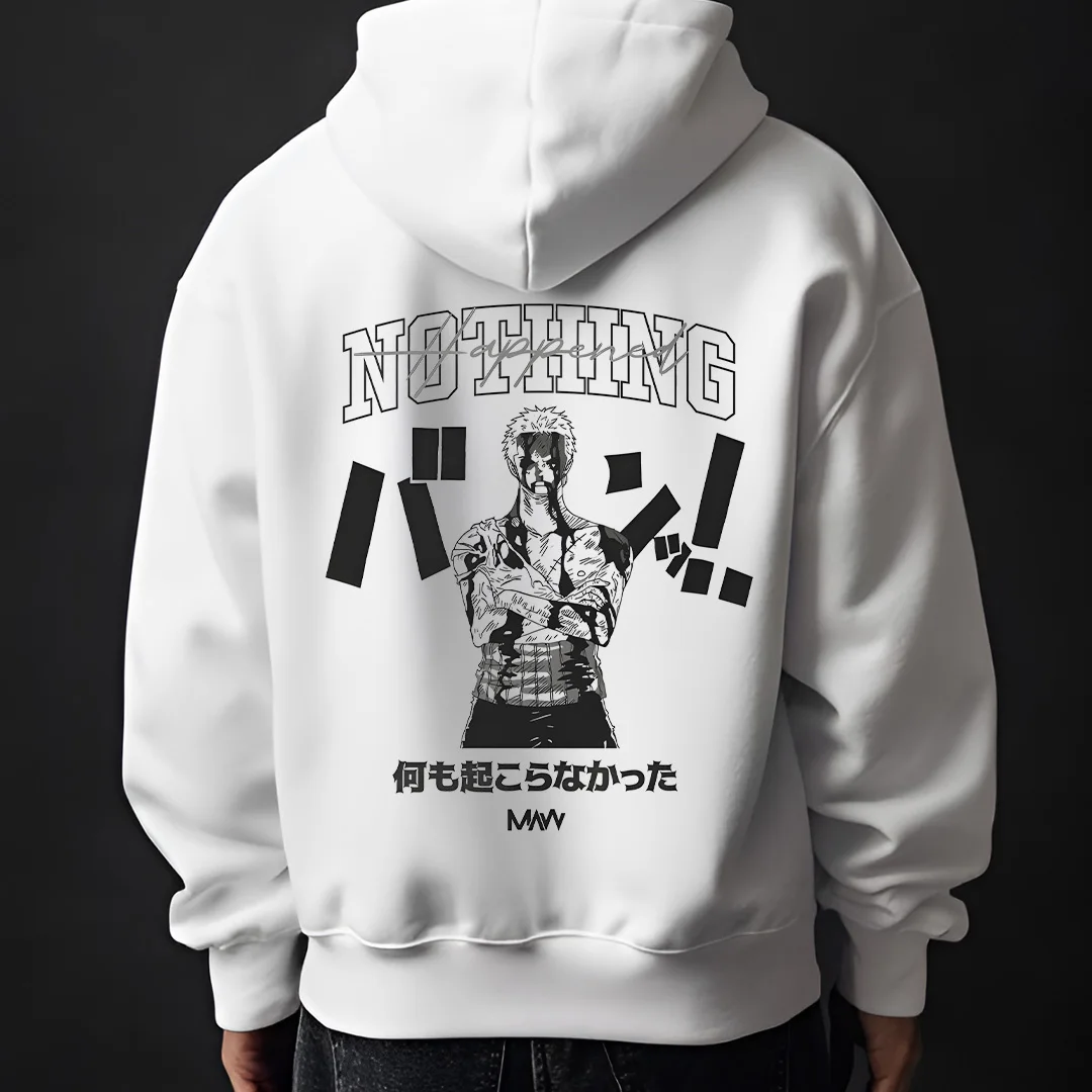 NOTHING HAPPENED HOODIE