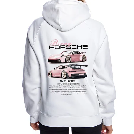 PINK PORSCHE HOODIE