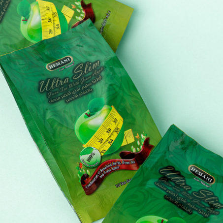 شاي الأخضر بالتفاح