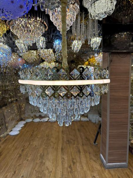 lustre Cristal 50cm – 4 Étages