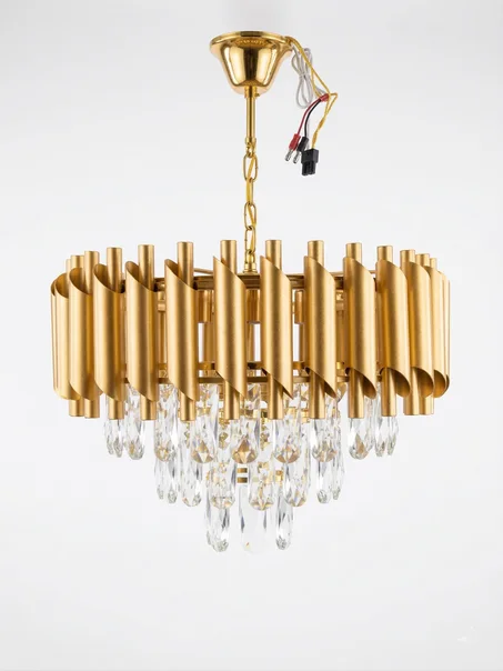 ثريا 40سم ذهبي + طقم أودي (3 قطع)