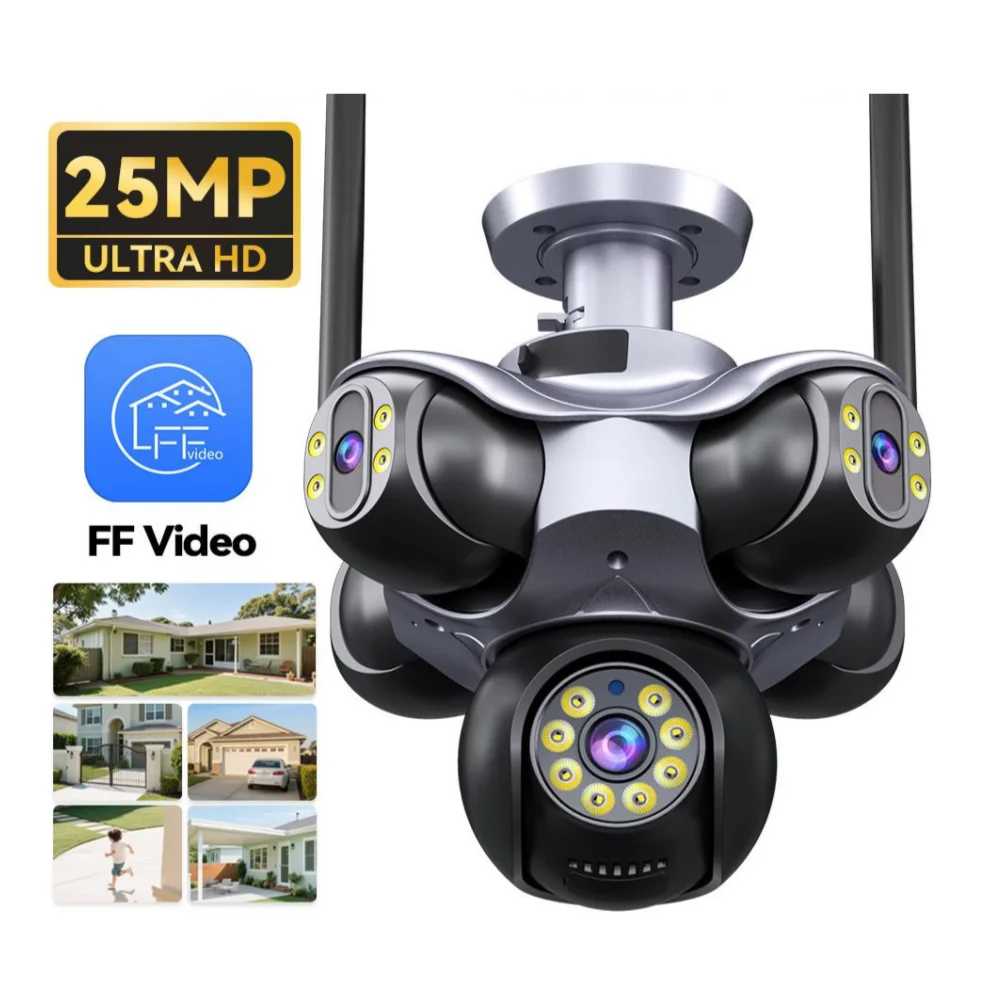 camera WIFI avec 5 lens avec rotation 360°
