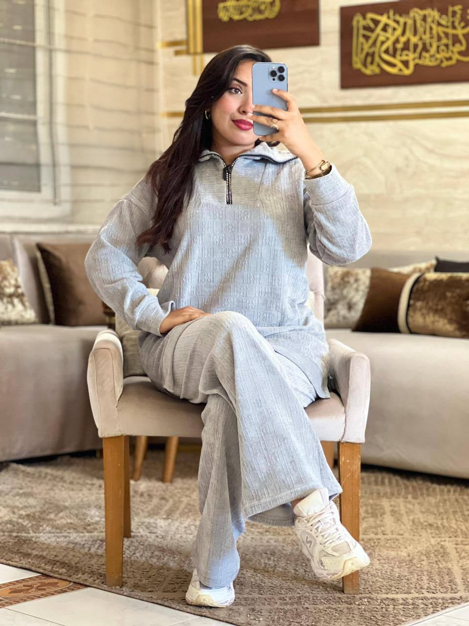 ✨طقم نسائي مريح وأنيق✨