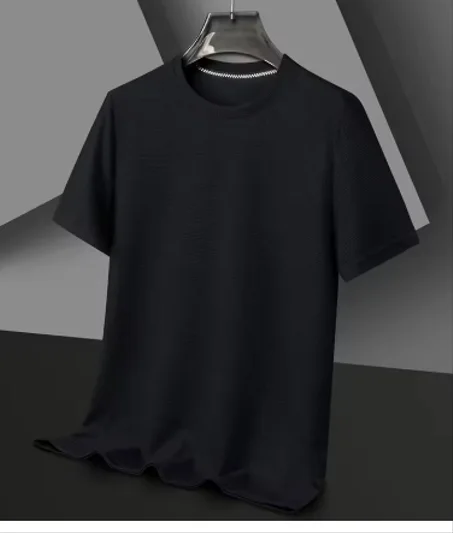 تي شيرت صيفي جديد برقبة دائرية وأكمام قصيرة للرجال بأكمام قصيرة