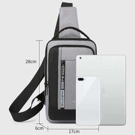 Sac à Bandoulière Unisexe – Compact, Étanche et Polyvalent