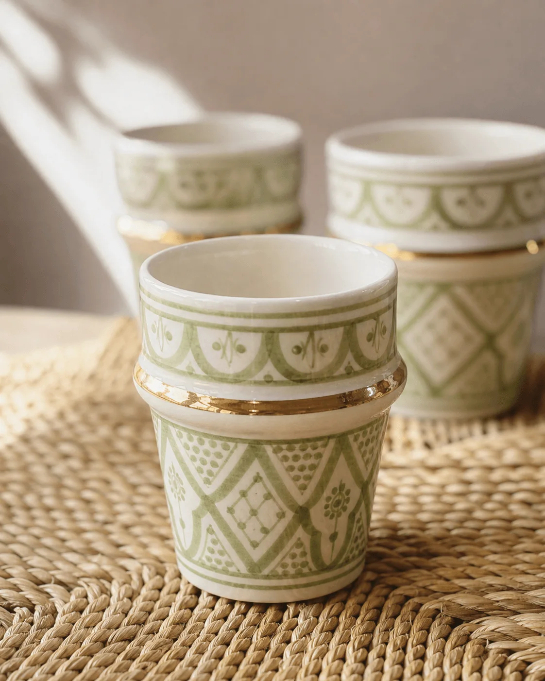 Grande Tasse Beldi Zwak Pistache Gold