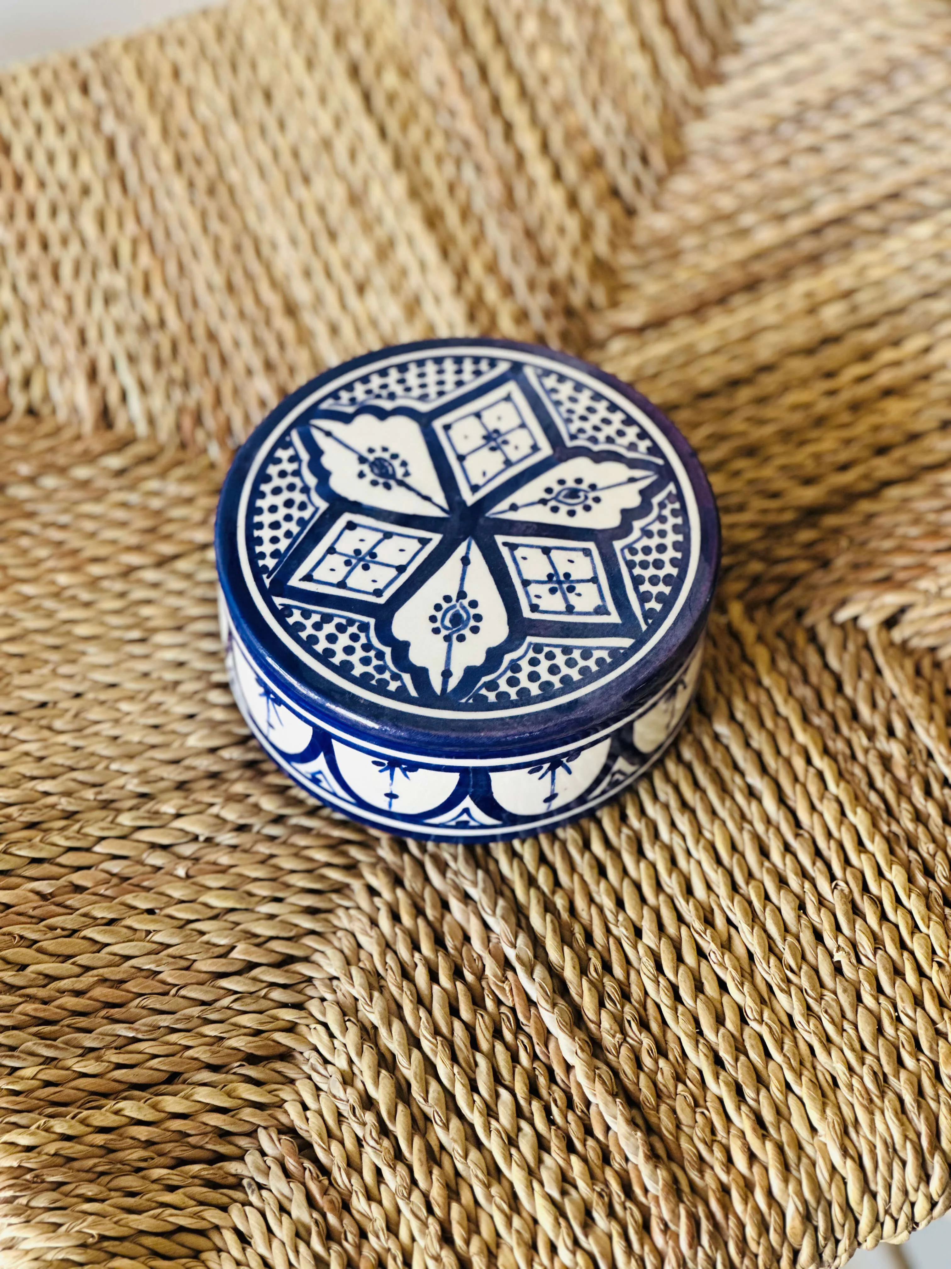 Boîte ronde Zwak Traditionnel Majorelle