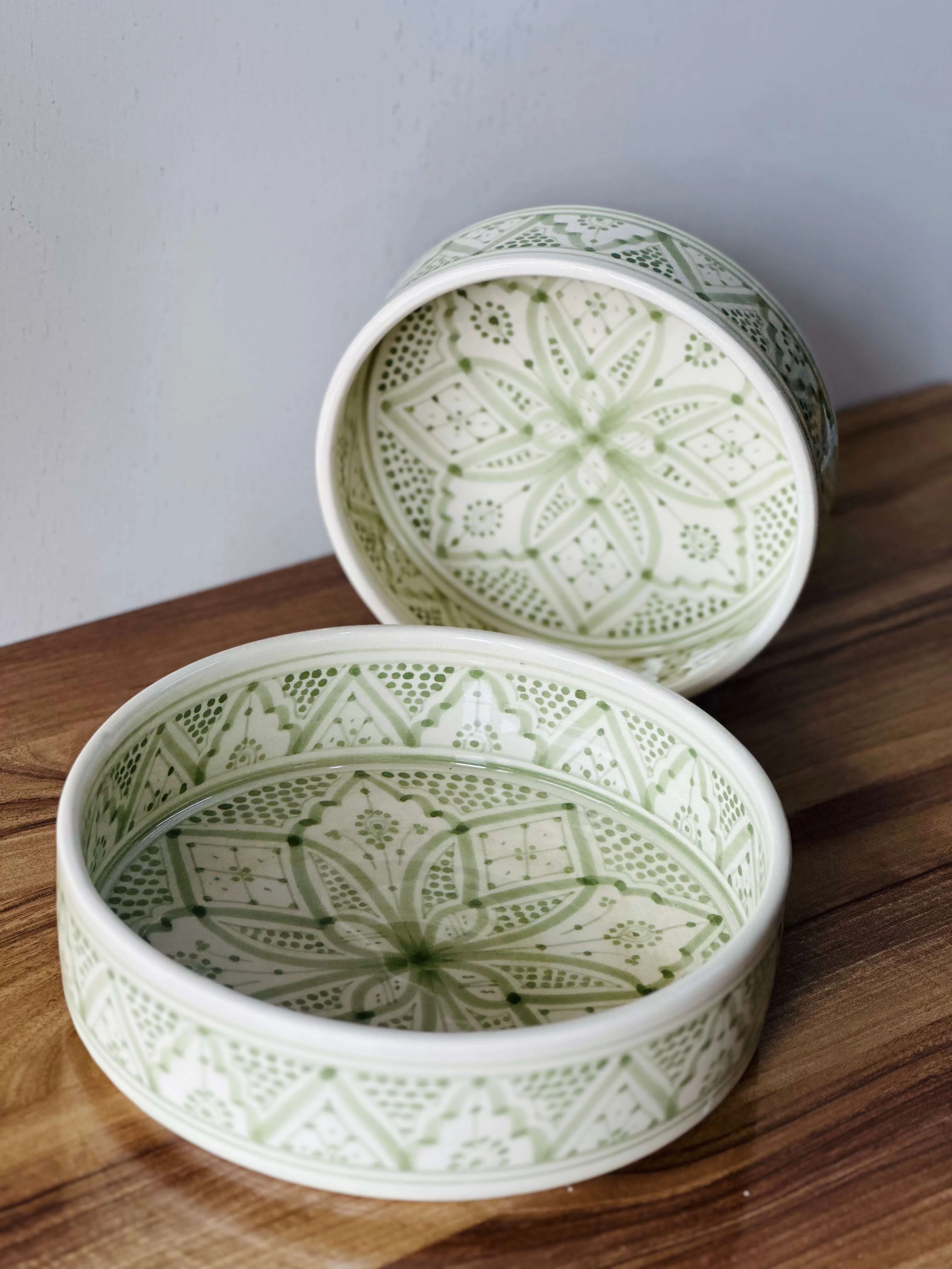 Set de 2 Saladiers Zwak Pistache