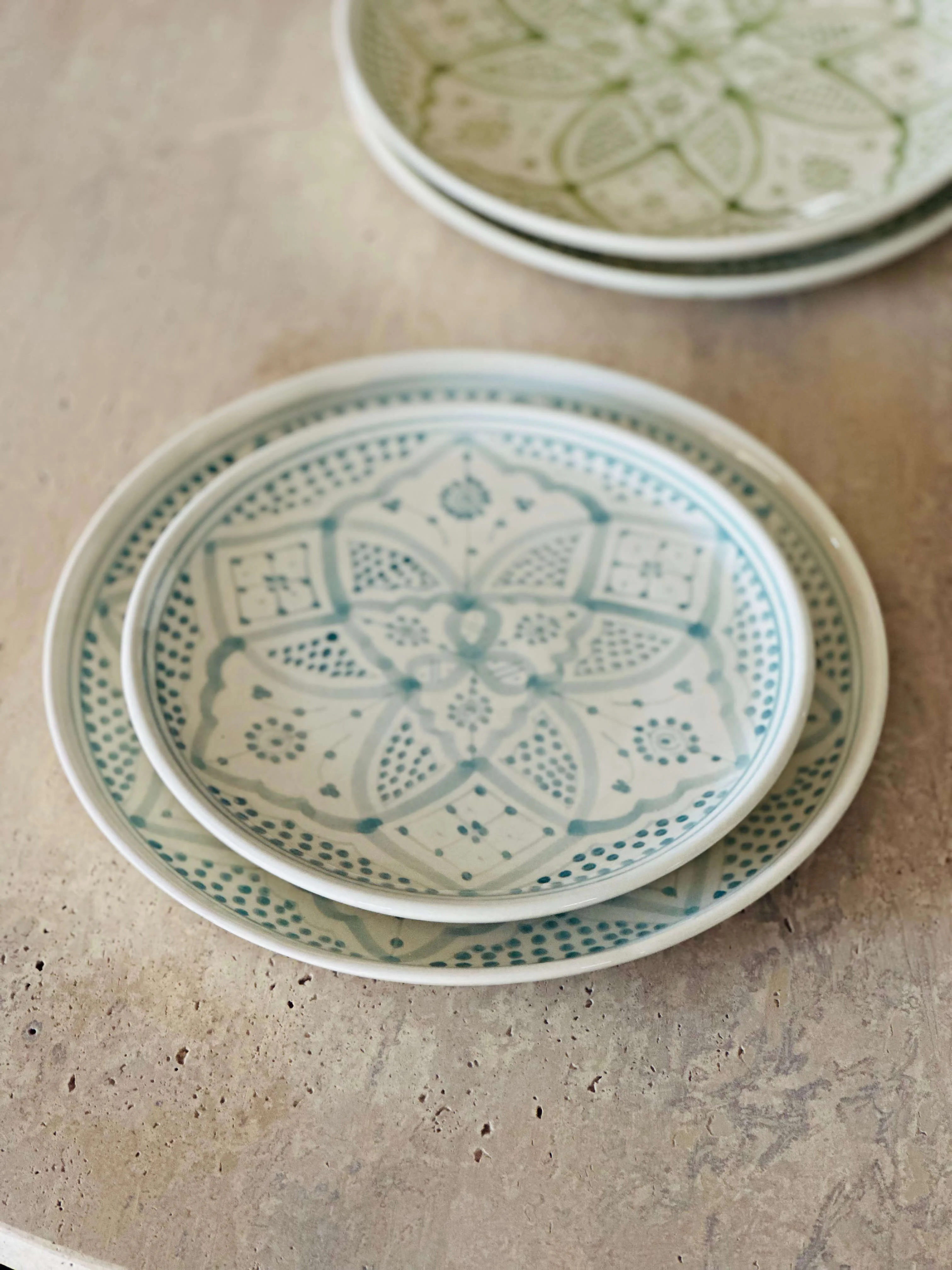 Petite Assiette Zwak Traditionnel Bleu Ciel