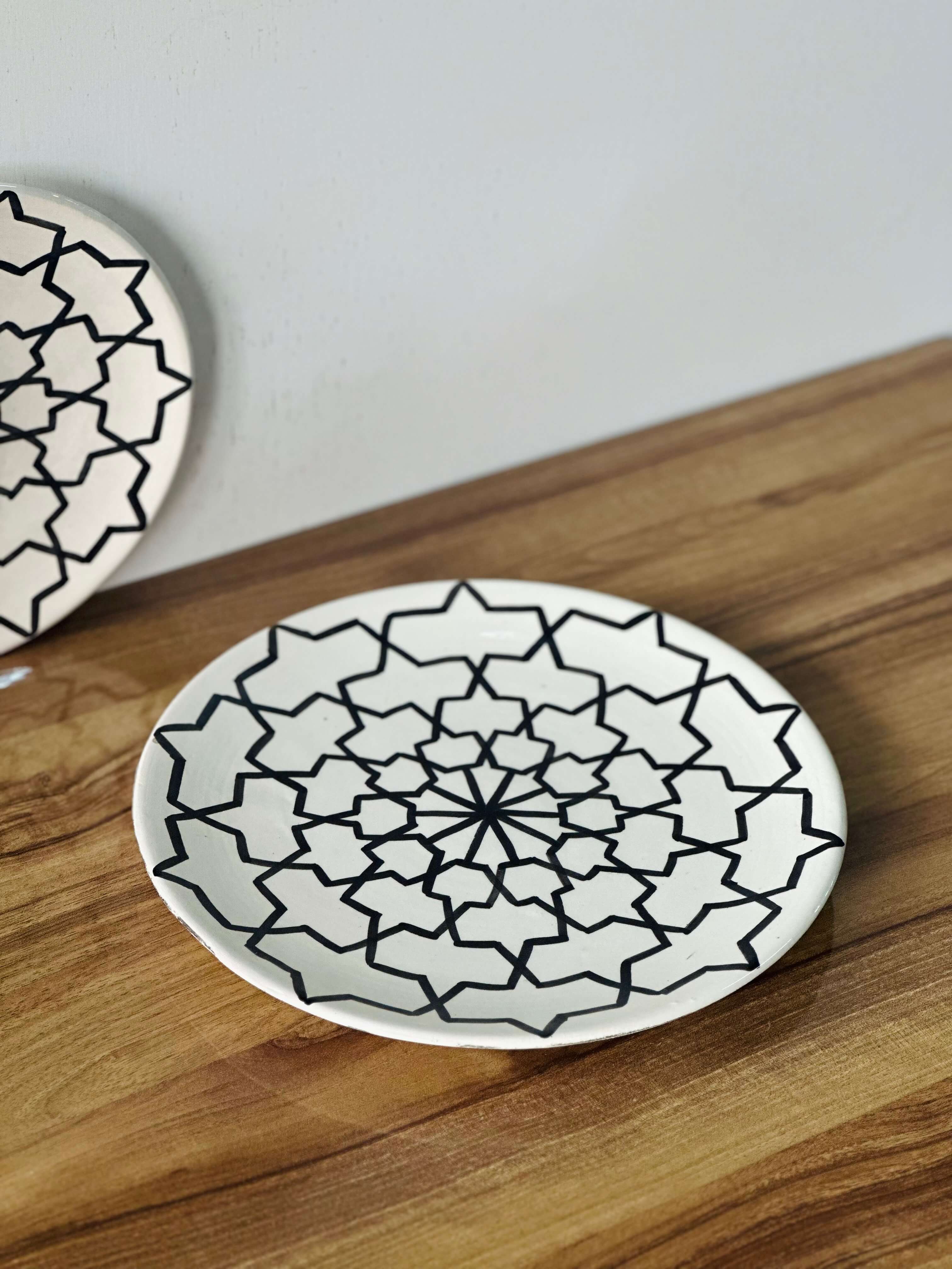 Grande Assiette Zwak Oriental Noir