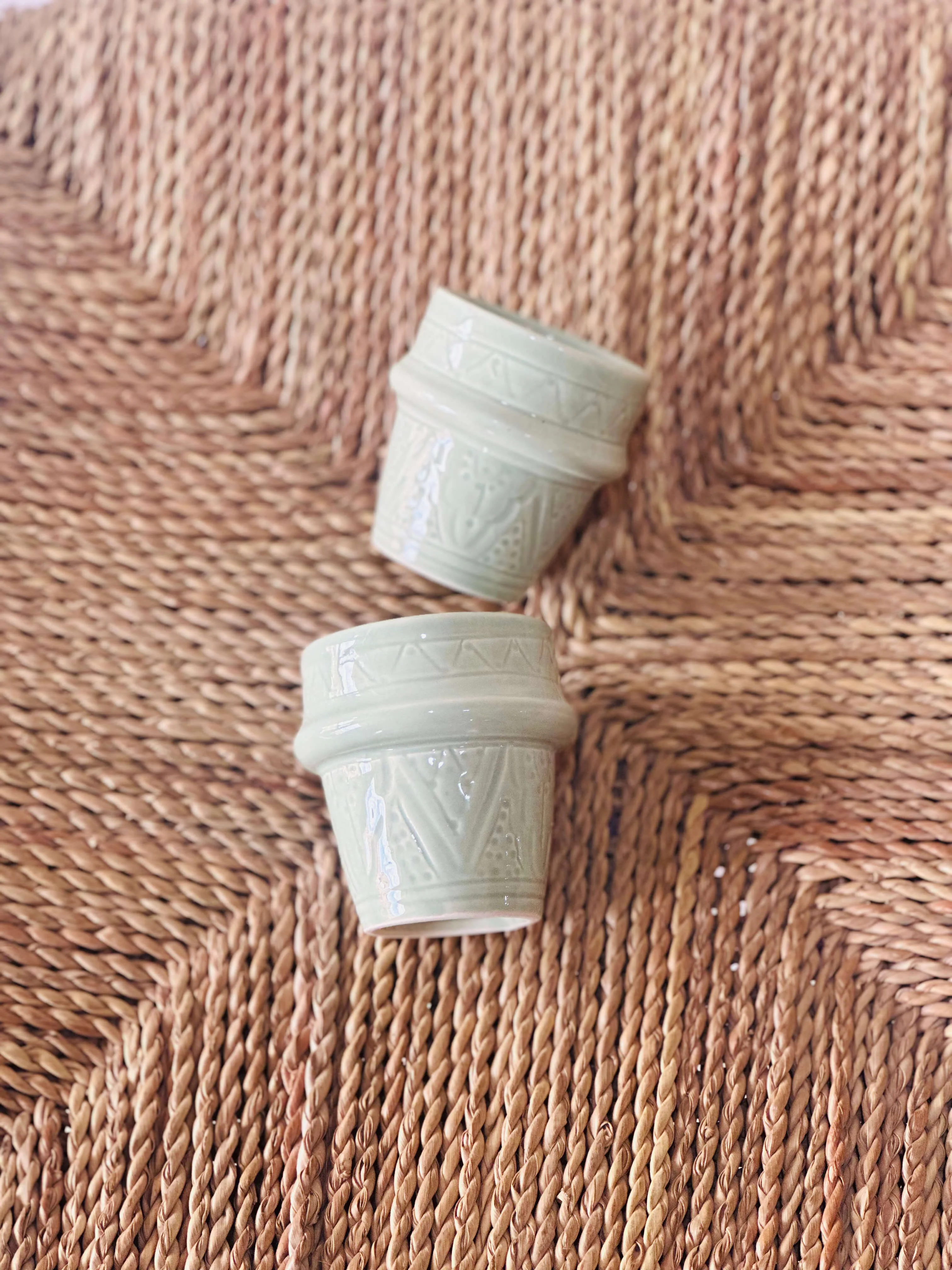 Tasse Beldi Espresso Gravé Pistache