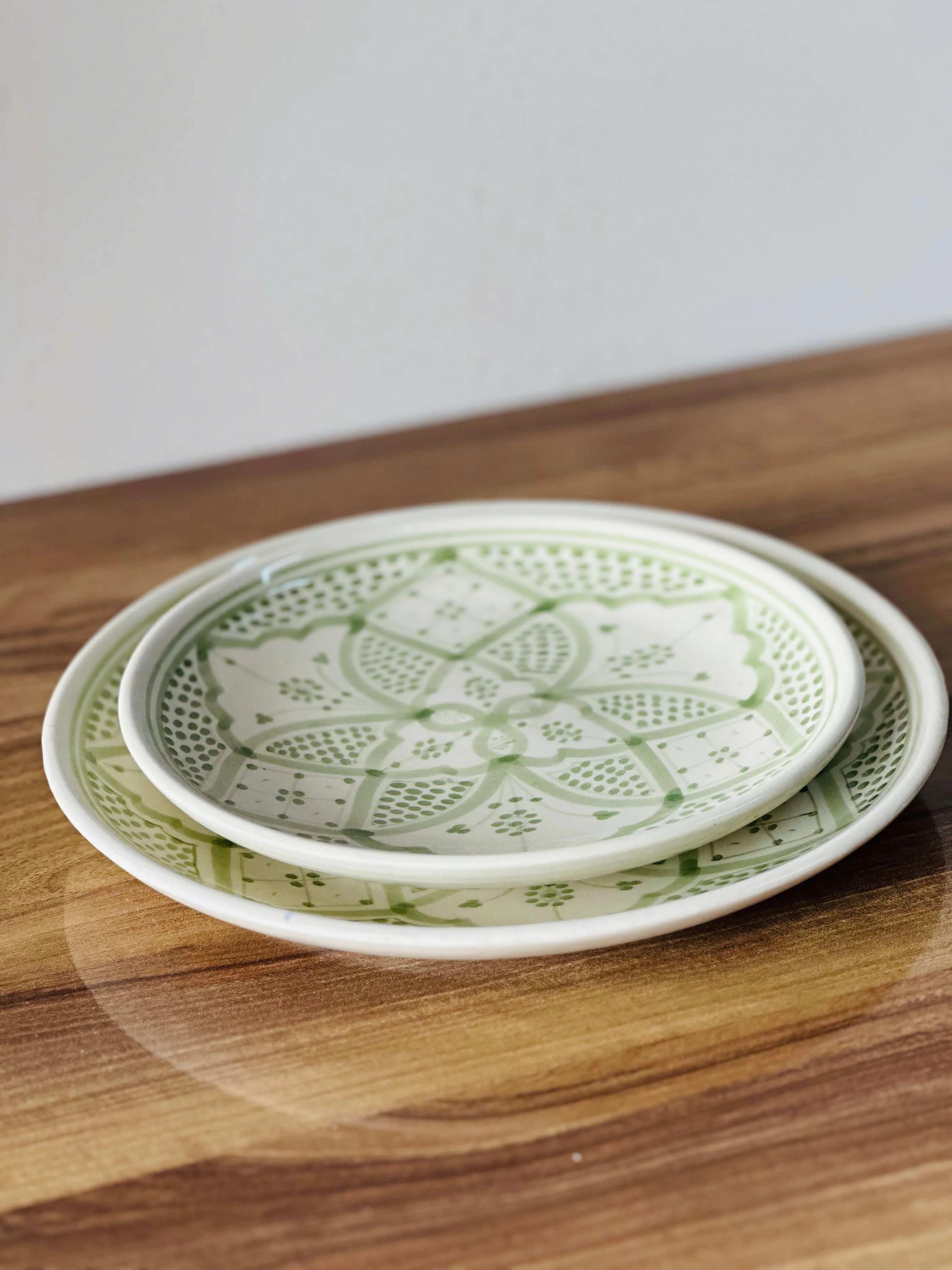 Petite Assiette Zwak Traditionnel Pistache