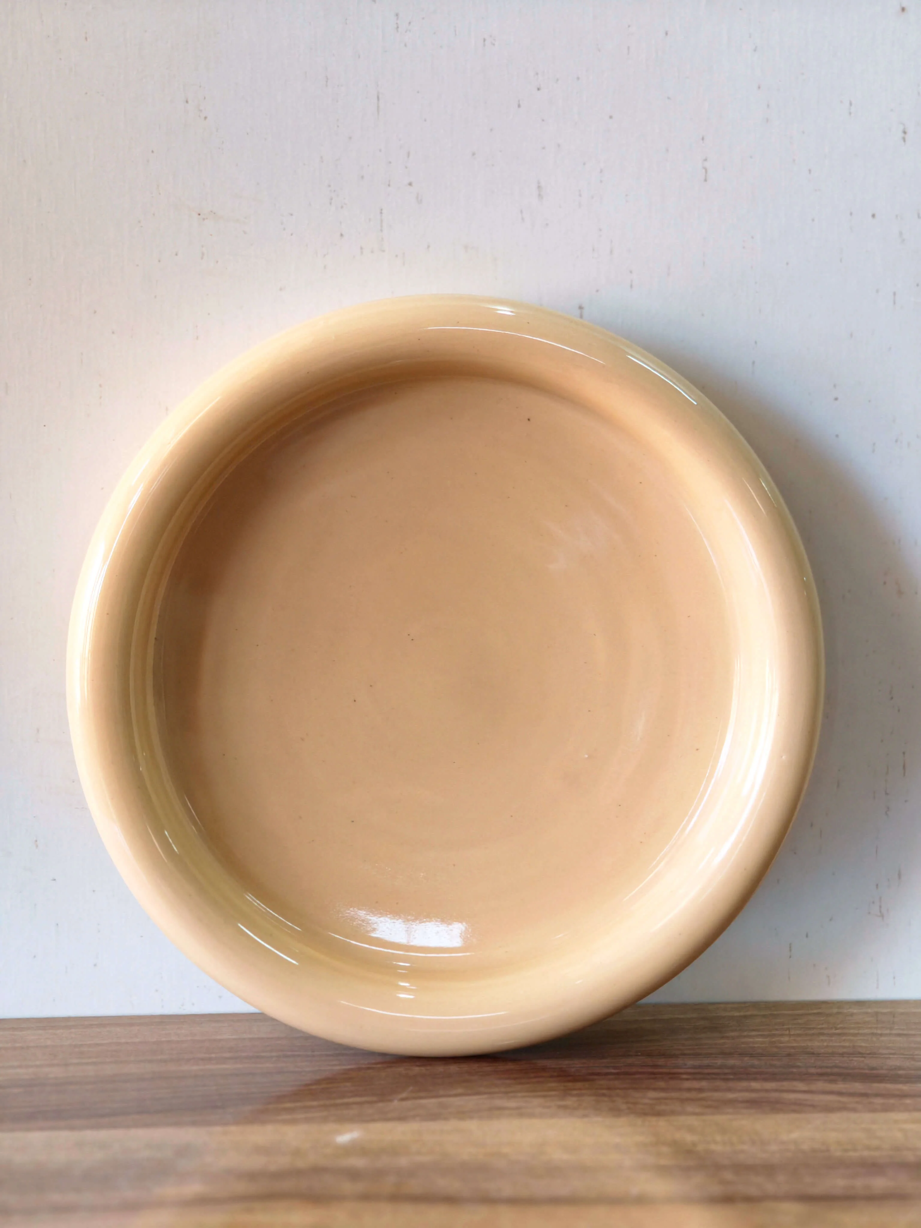 Assiette Donut Beige