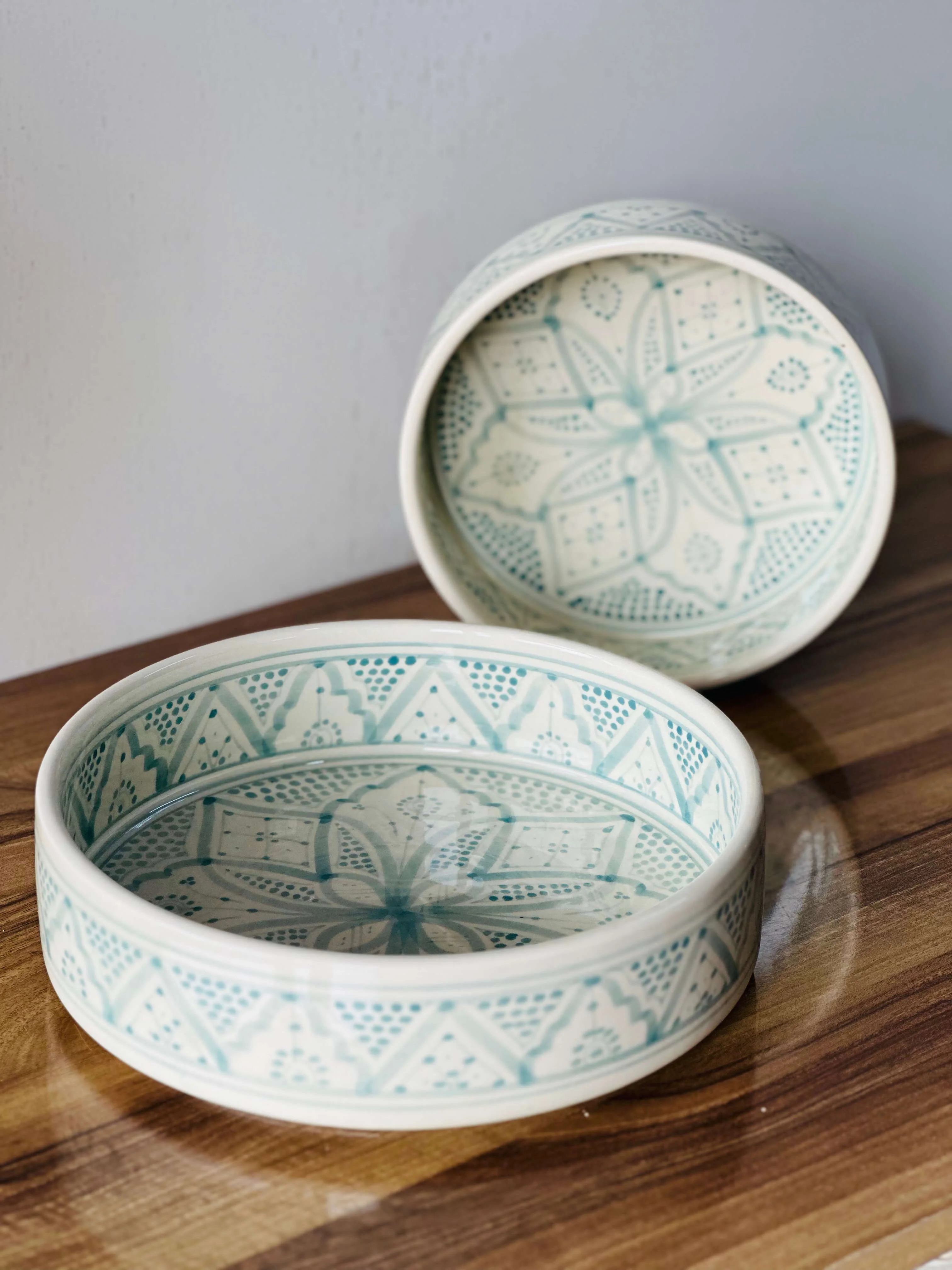 Set de 2 Saladiers Zwak Bleu Ciel