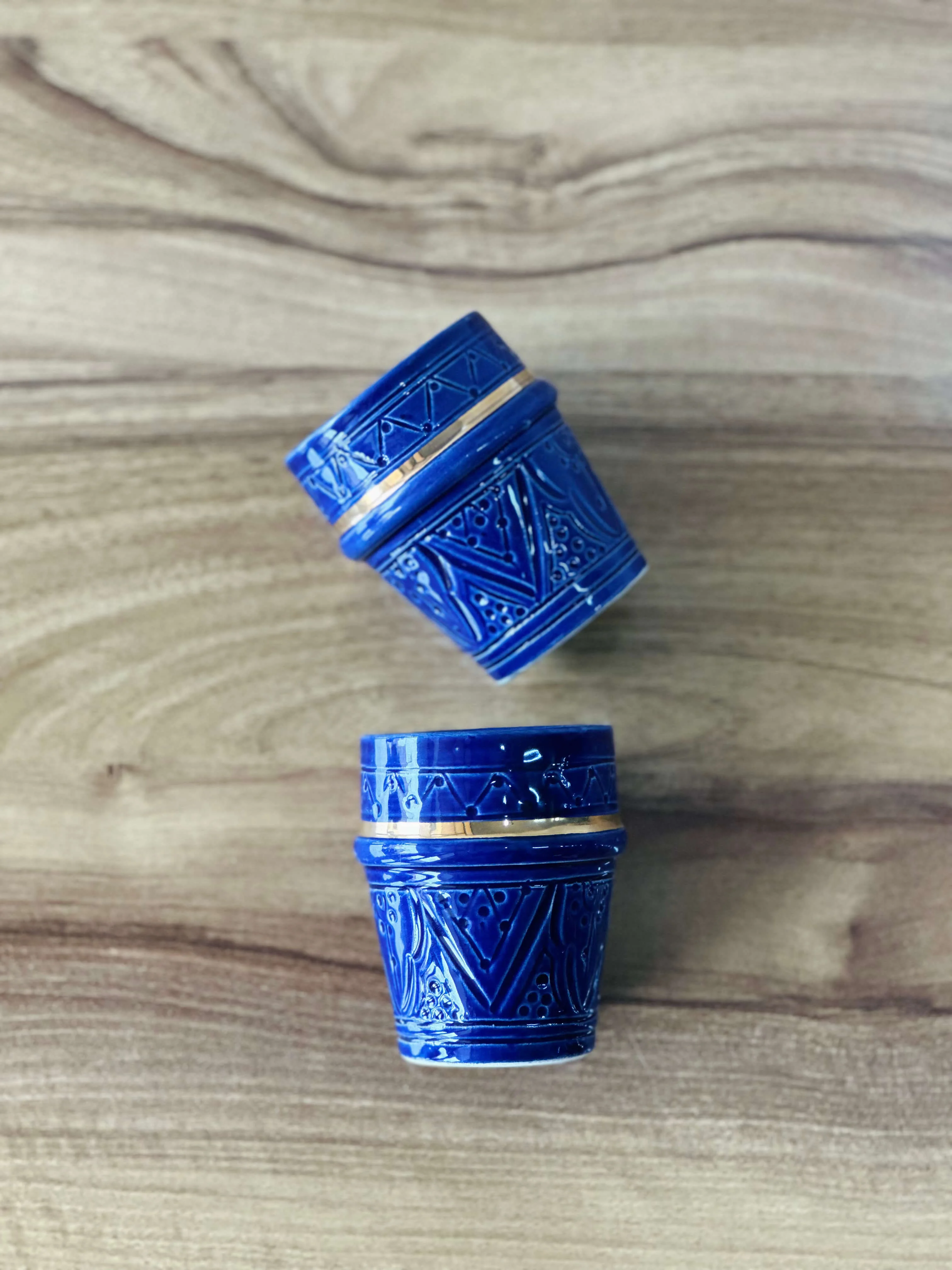 Tasse Espresso Beldi Empreinte Majorelle Gold