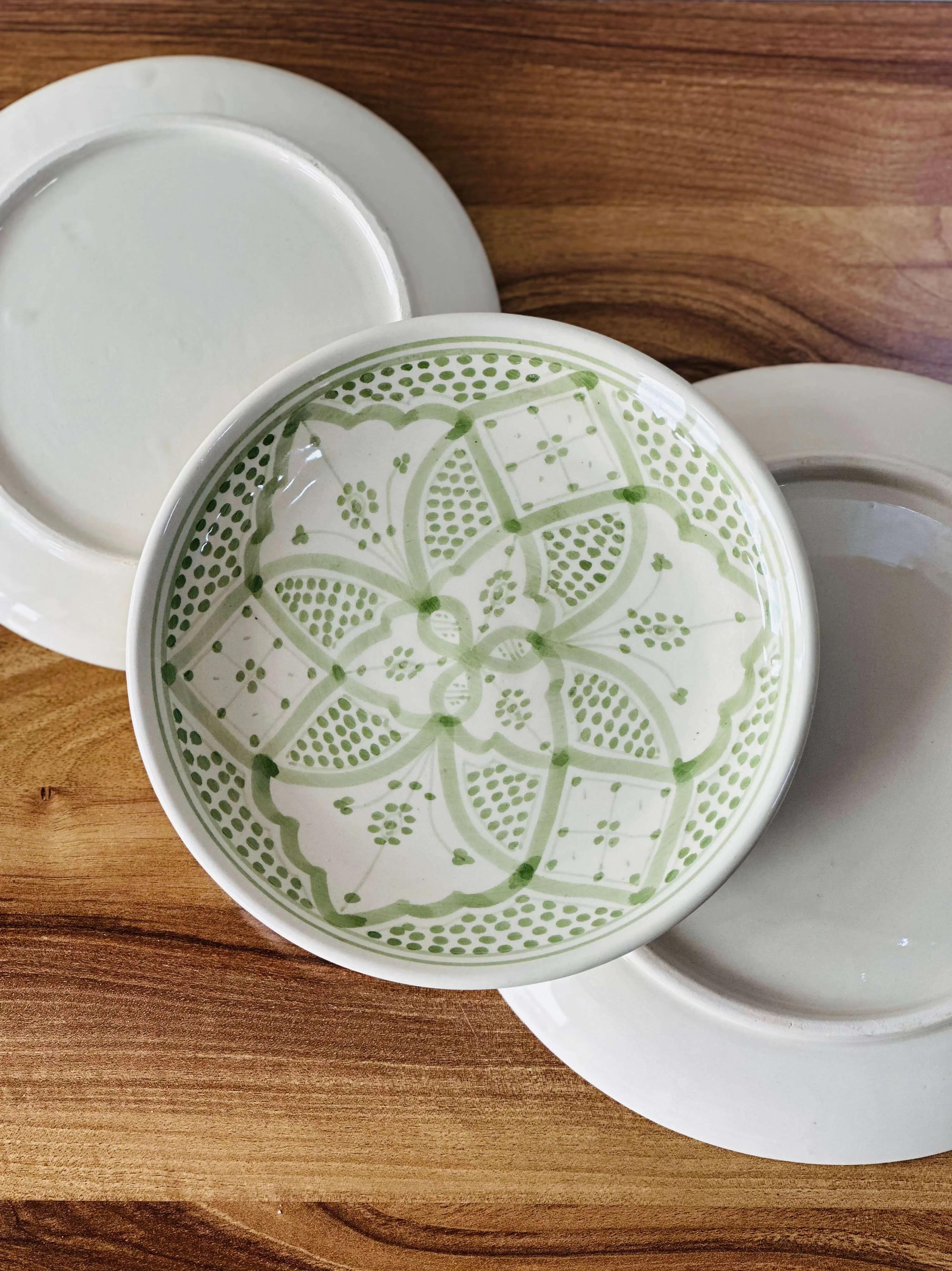 Petite Assiette Zwak Traditionnel Pistache