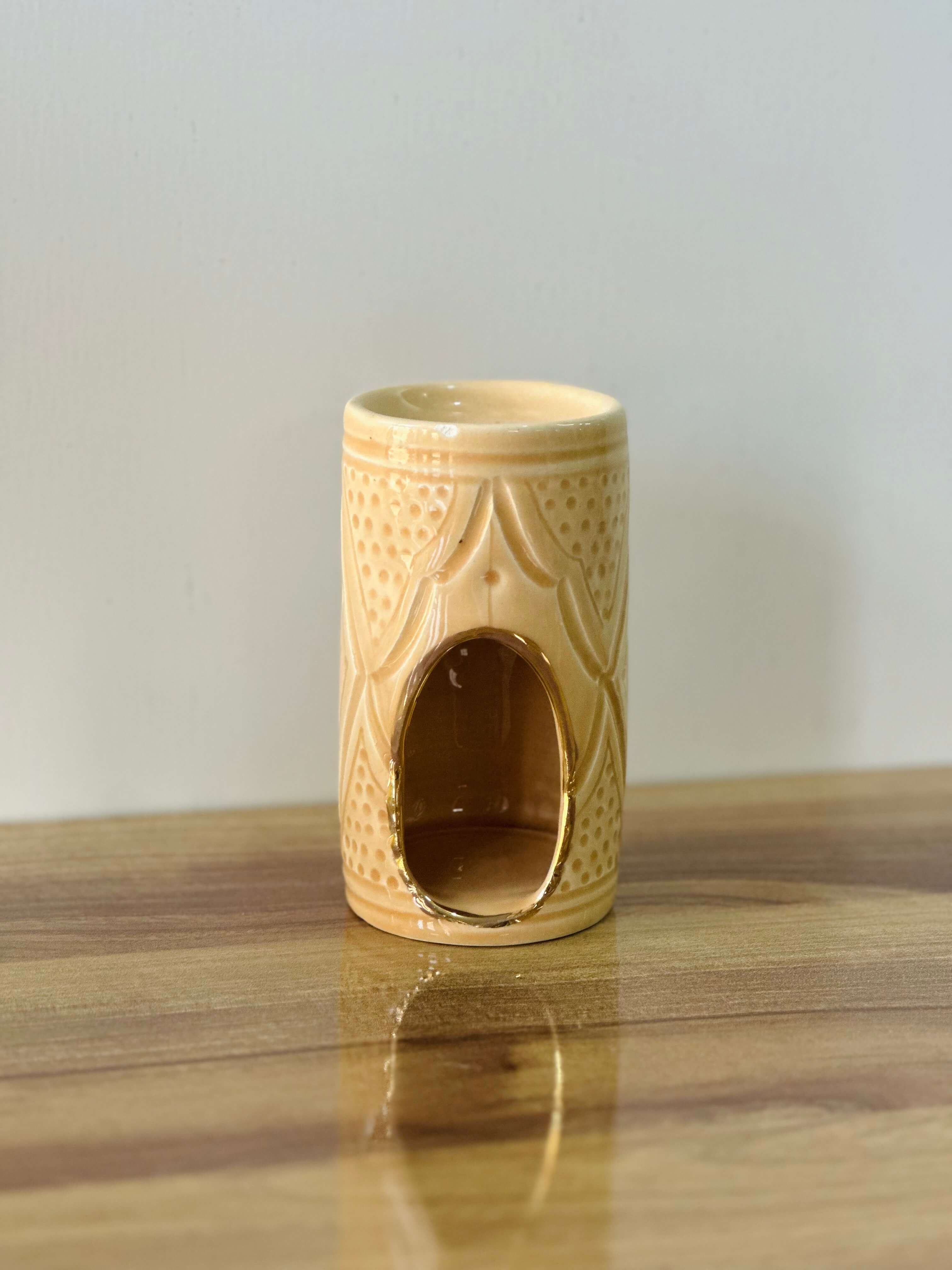 Diffuseur Parfum Gravé Beige Gold