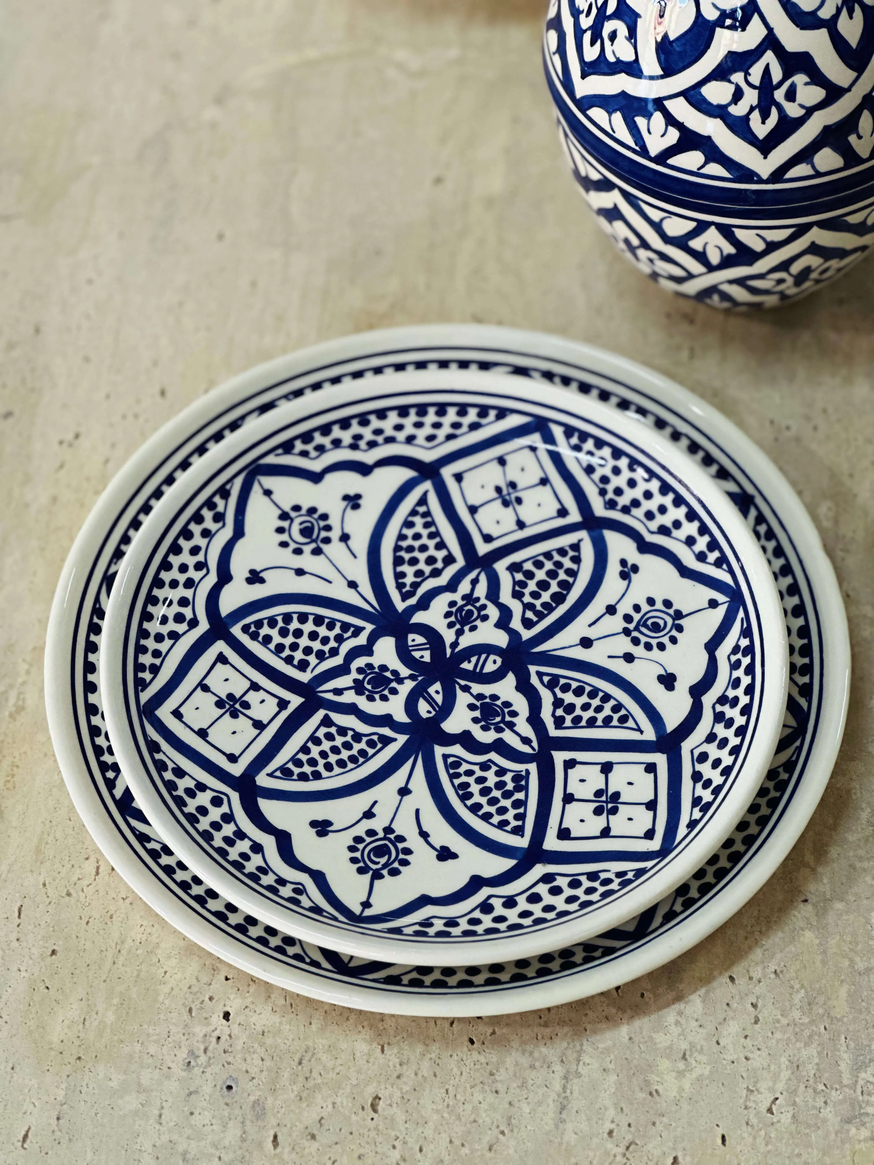 Petite Assiette Zwak Traditionnel Majorelle