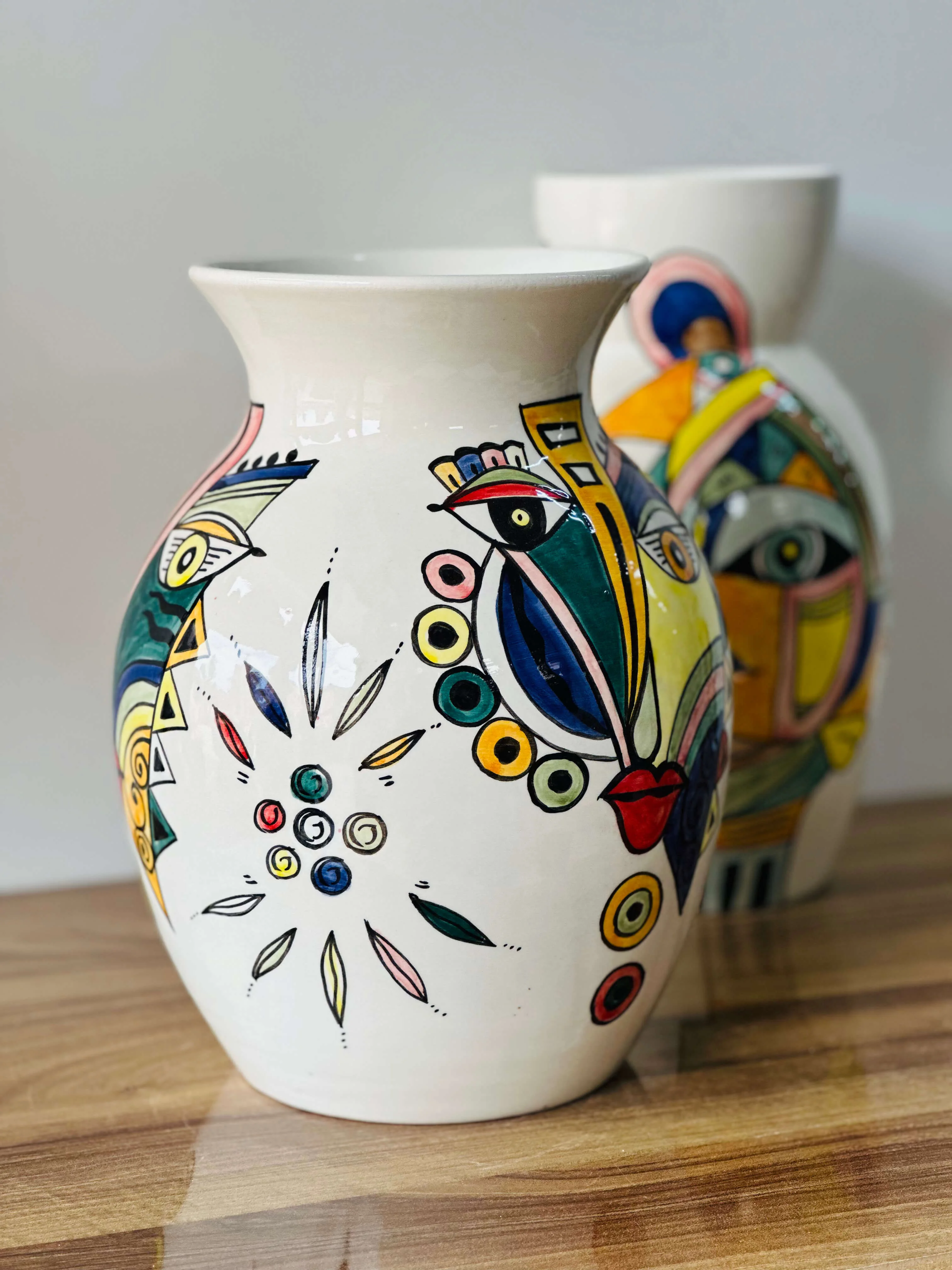 Vase Visage Cubiste