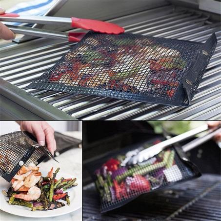 Sac à grillades réutilisable et non réutilisable