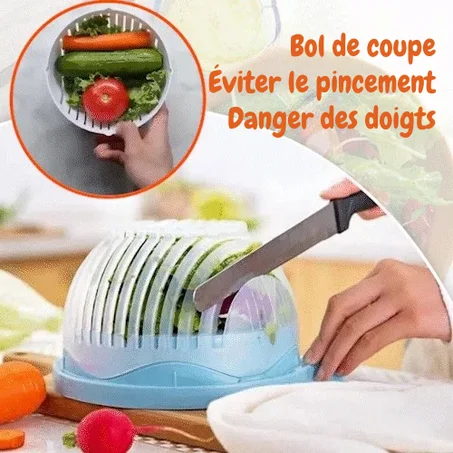 Bol Coupe-Salade Multifonction 3-en-1