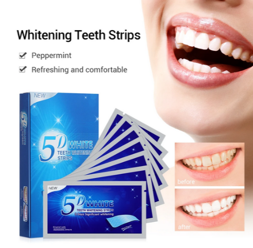 شرائط تبييض الأسنان 5 DWHITE