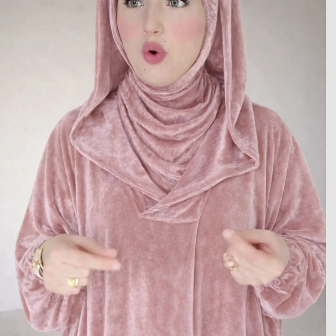 عباية صلاة من المخمل الفاخر (موبرا)