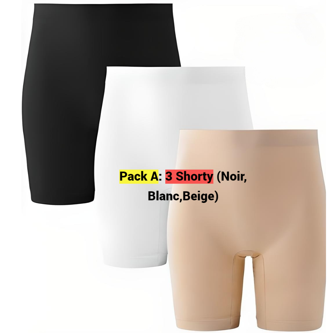 Pack shorts anti frottement