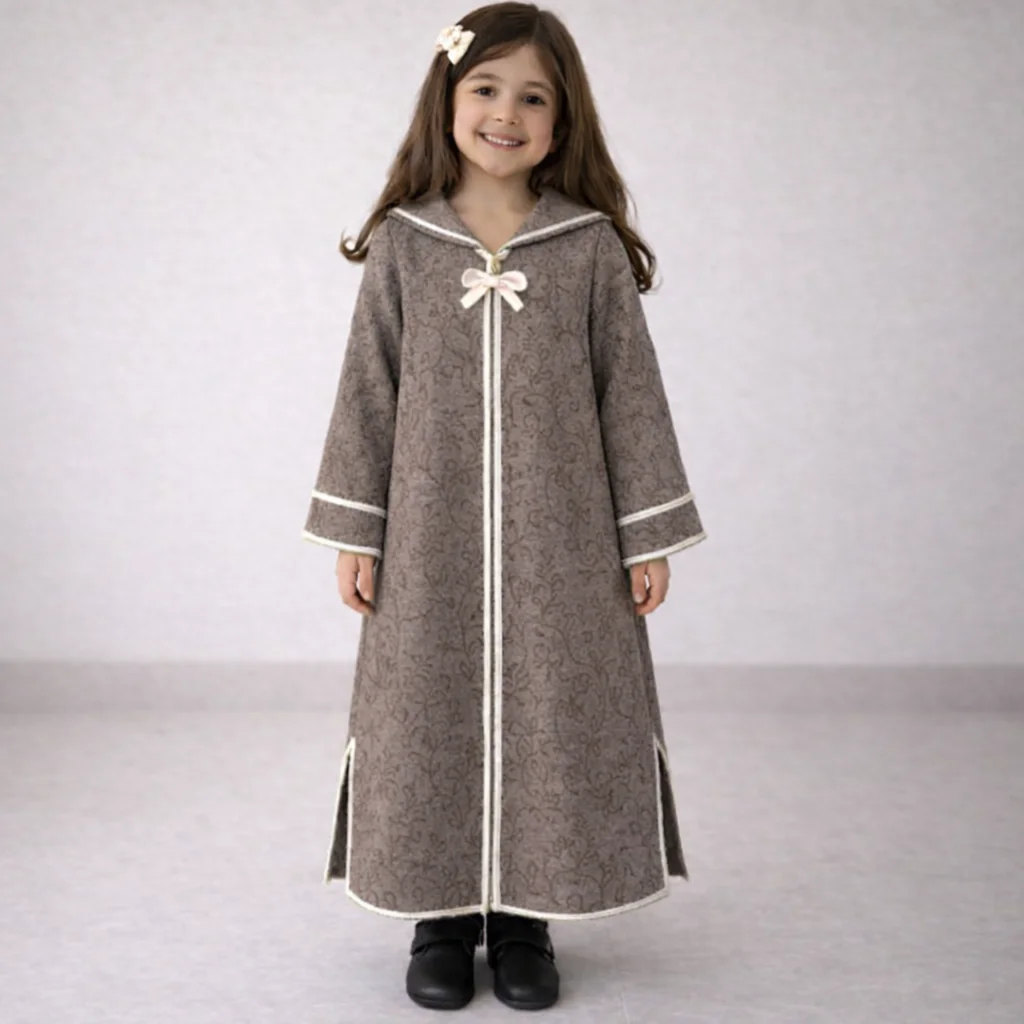 جلابة للبنات – قماش شانيل فاخر | مجموعة رمضان