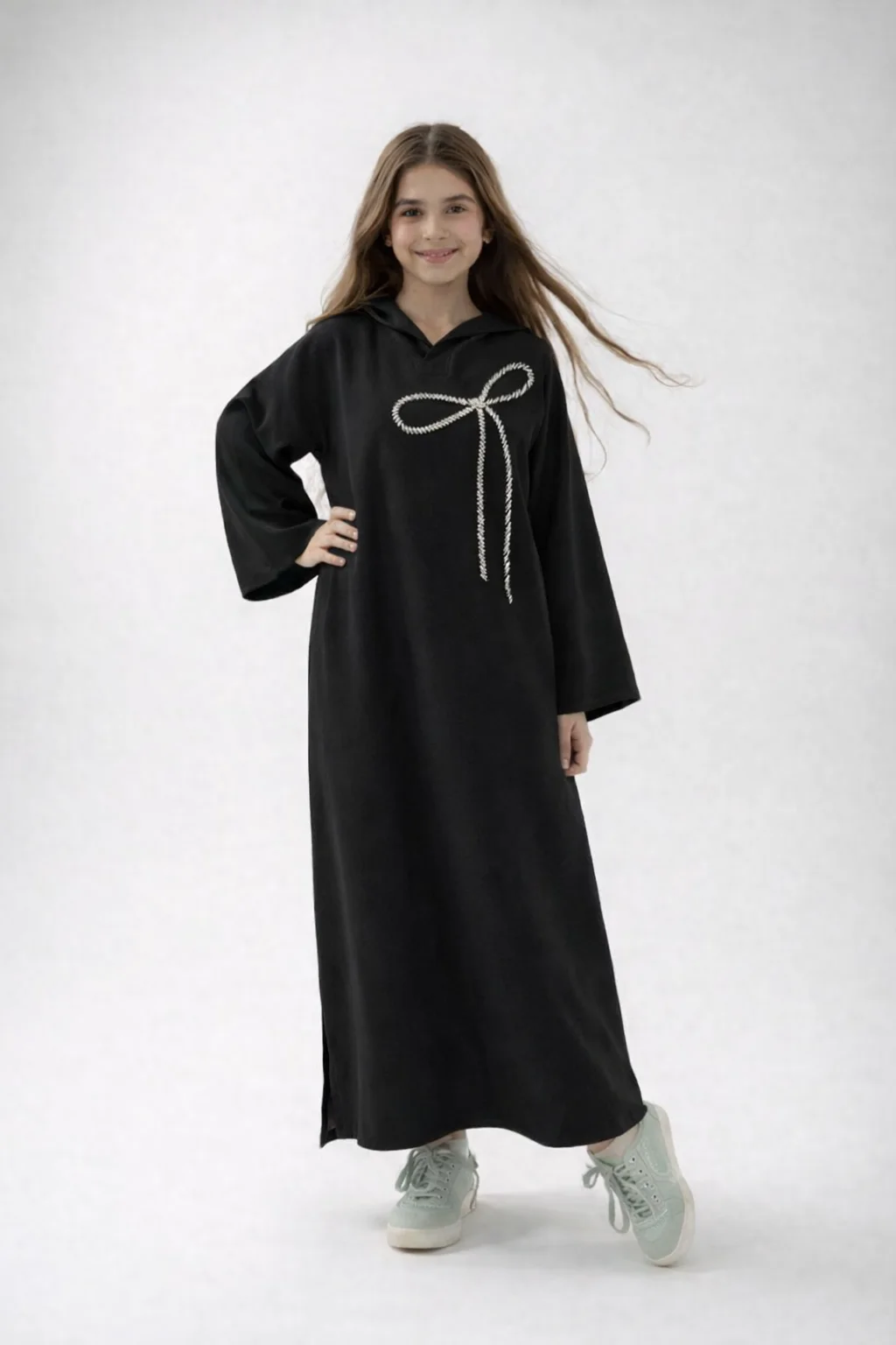 جلابة للبنات – قماش شانيل فاخر | مجموعة رمضان