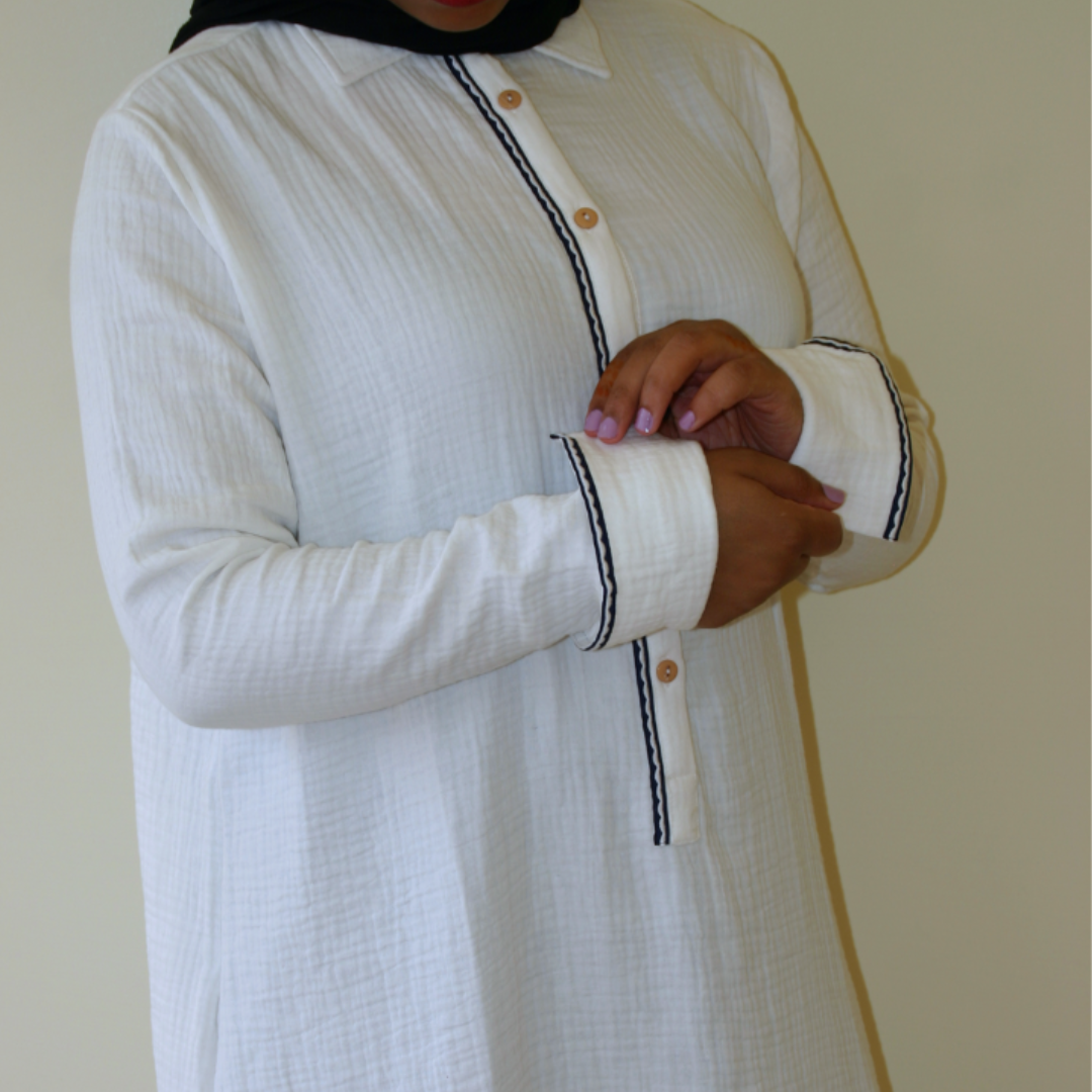 Robe Blanche en coton